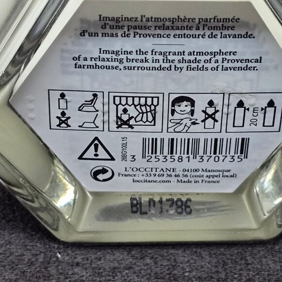 L'Occitane En Provence Scented Candle 3.5 oz Glass Jar Set of 2 - Picture 8 of 16